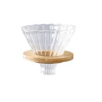 Black Goat V60 02 Cam Dripper - Şeffaf