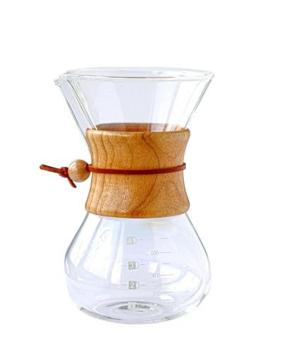 Black Goat Ahşap tutacaklı Chemex 600 ml